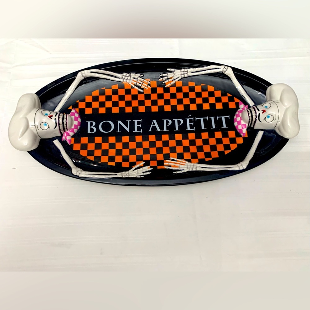 Dept 56 Halloween Ceramic platter